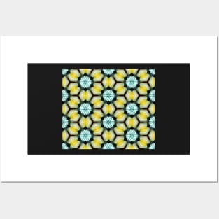 Lemon Wedges Pattern Posters and Art